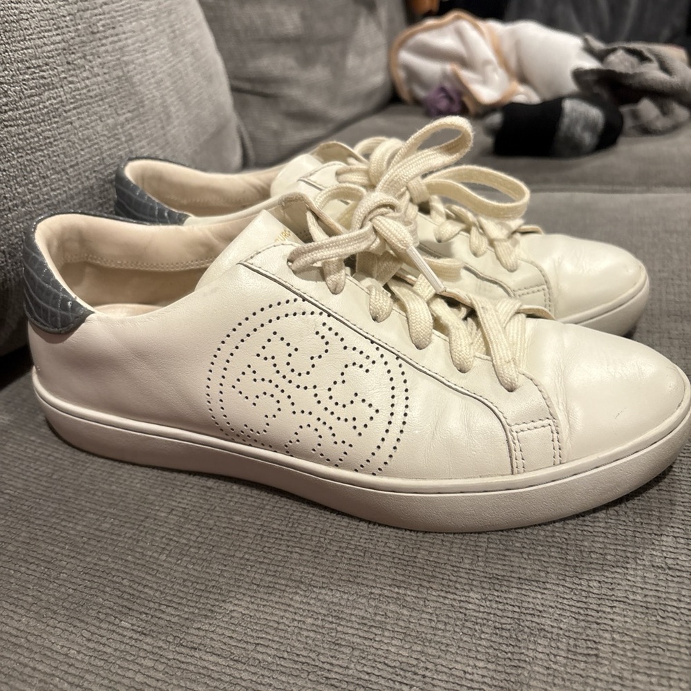 Tory Burch Howell court leather sneakers size 8